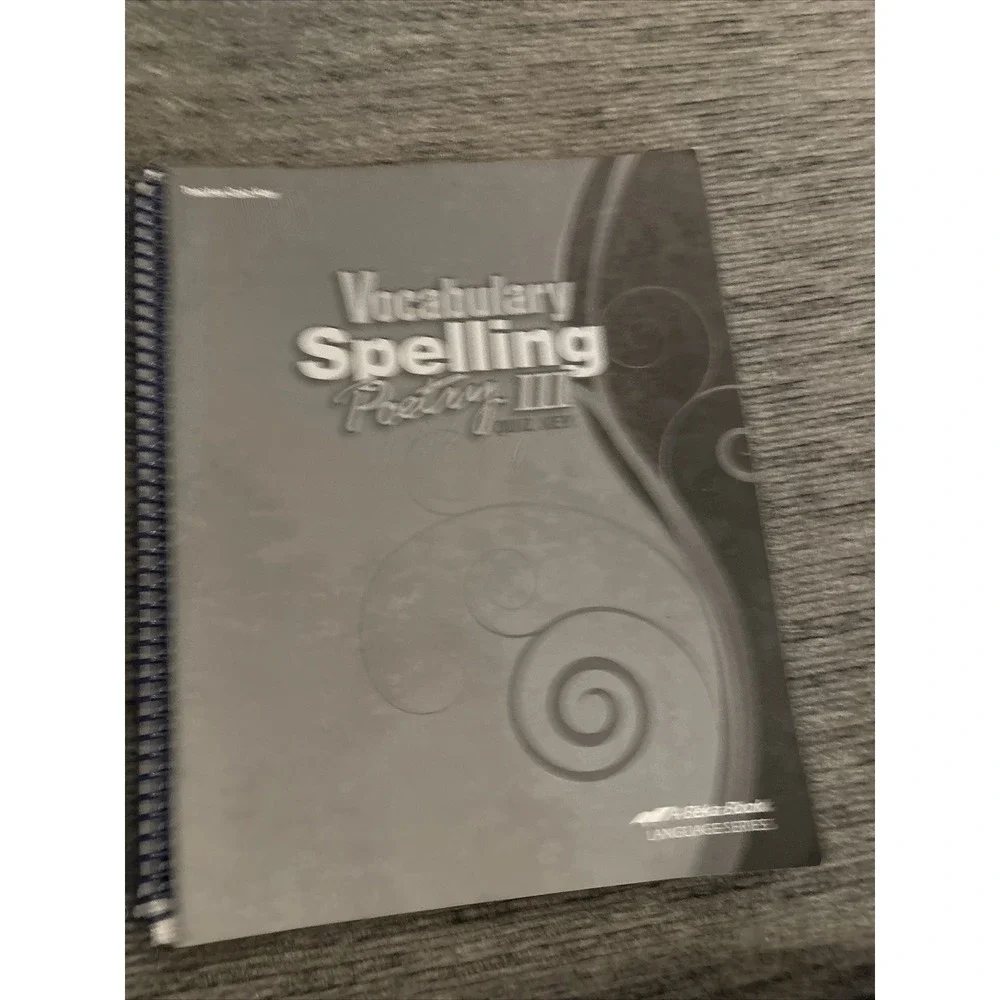Abeka Vocabulary Spelling Poetry III Teacher Key & Quiz Key 9th Grade